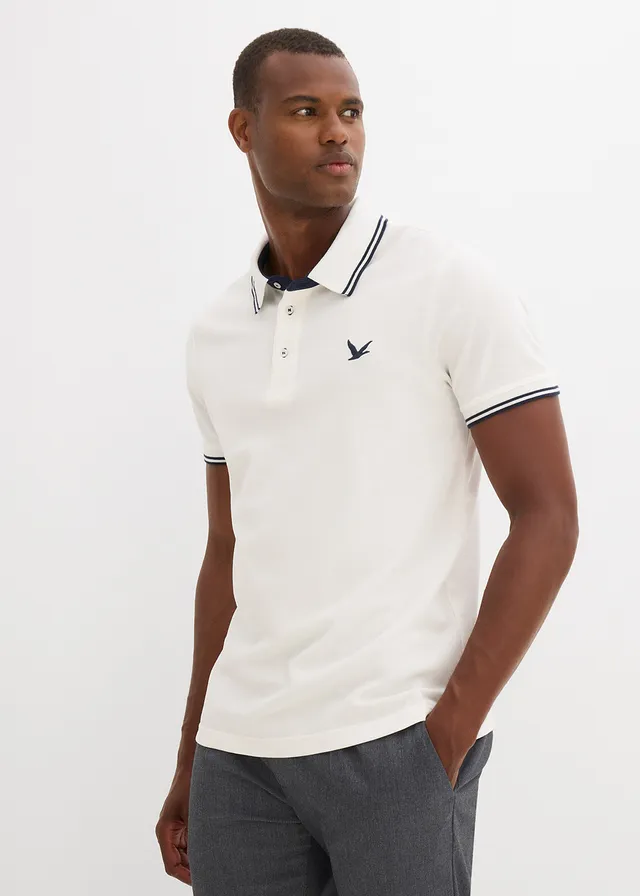 Piqué poloshirt van katoen