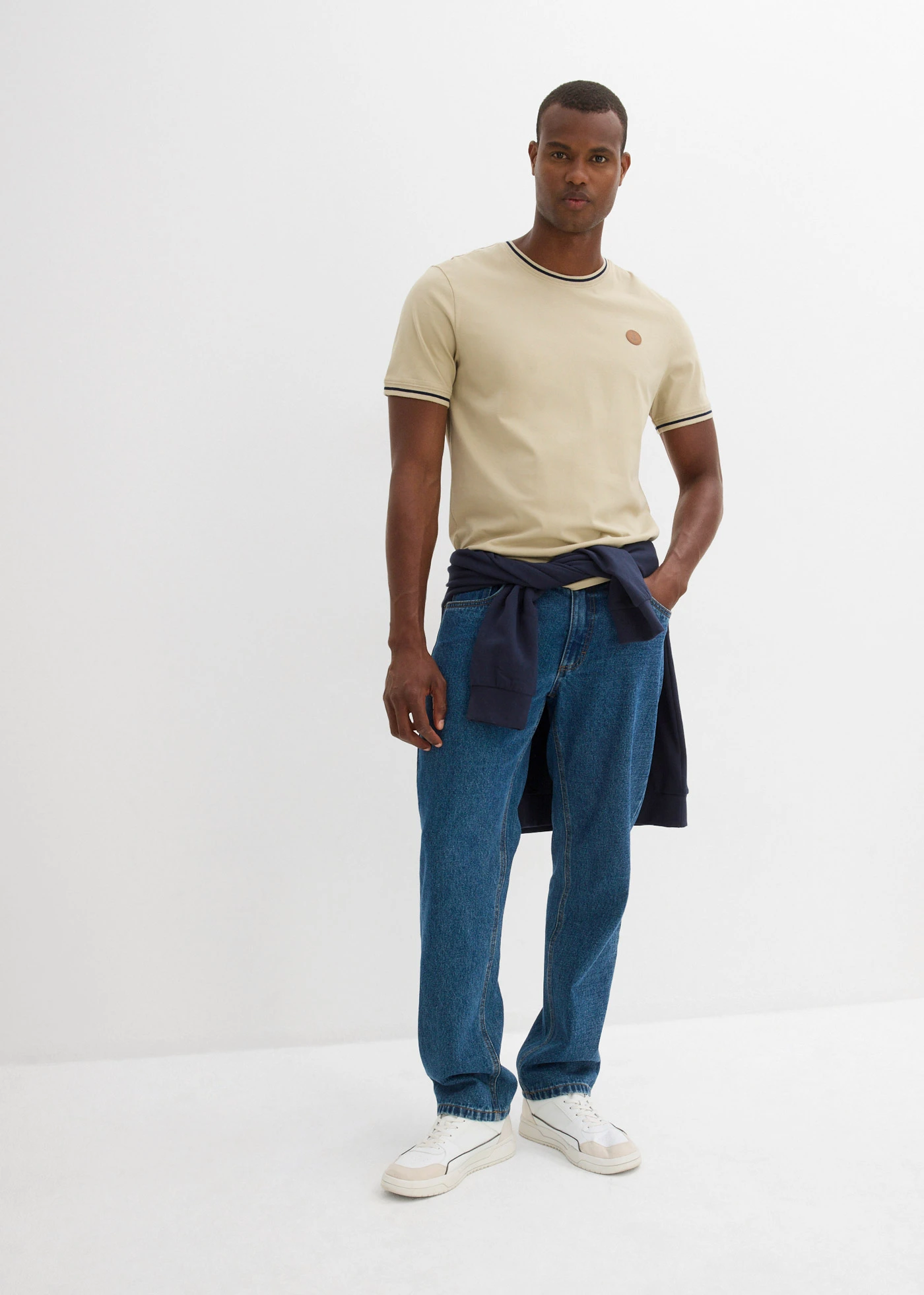 Tričko z čisté organické bavlny • kouřová khaki • bonprix obchod