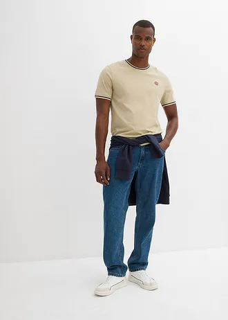 Tričko z čisté organické bavlny • kouřová khaki • bonprix obchod