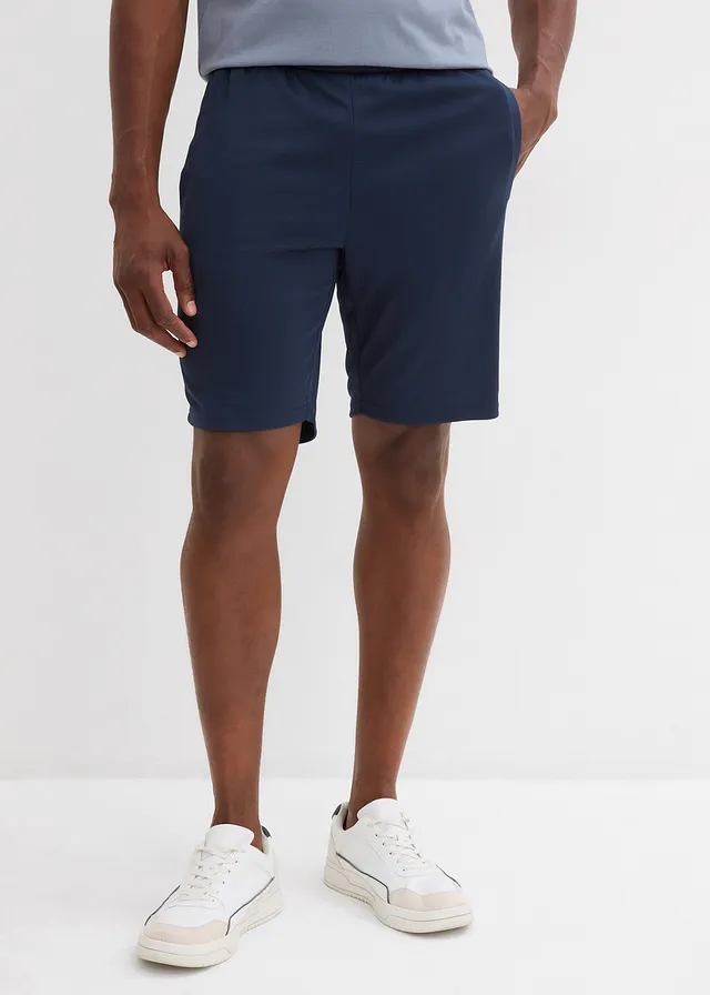 Short de sport, séchage rapide, Couleur: bleu foncé