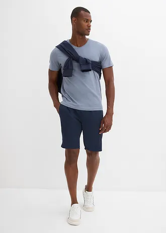 Short de sport, séchage rapide, Couleur: bleu foncé