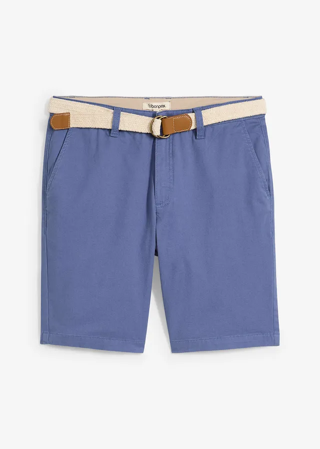 Bermuda extensible avec ceinture, regular