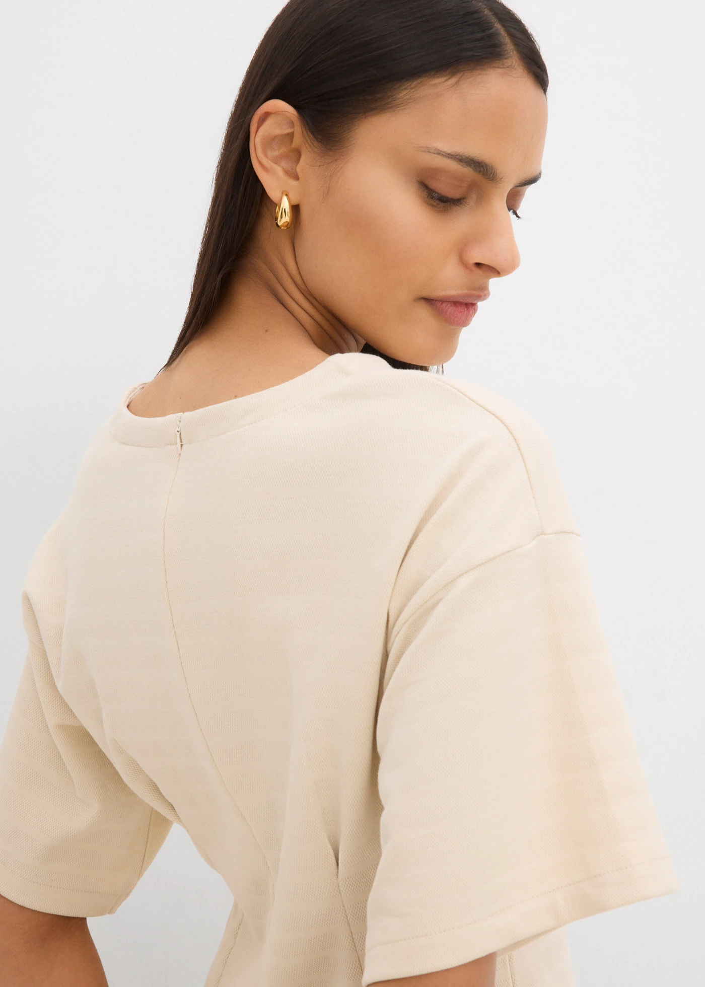 Shirtjurk van katoen • kiezelgrijs • bonprix online shop