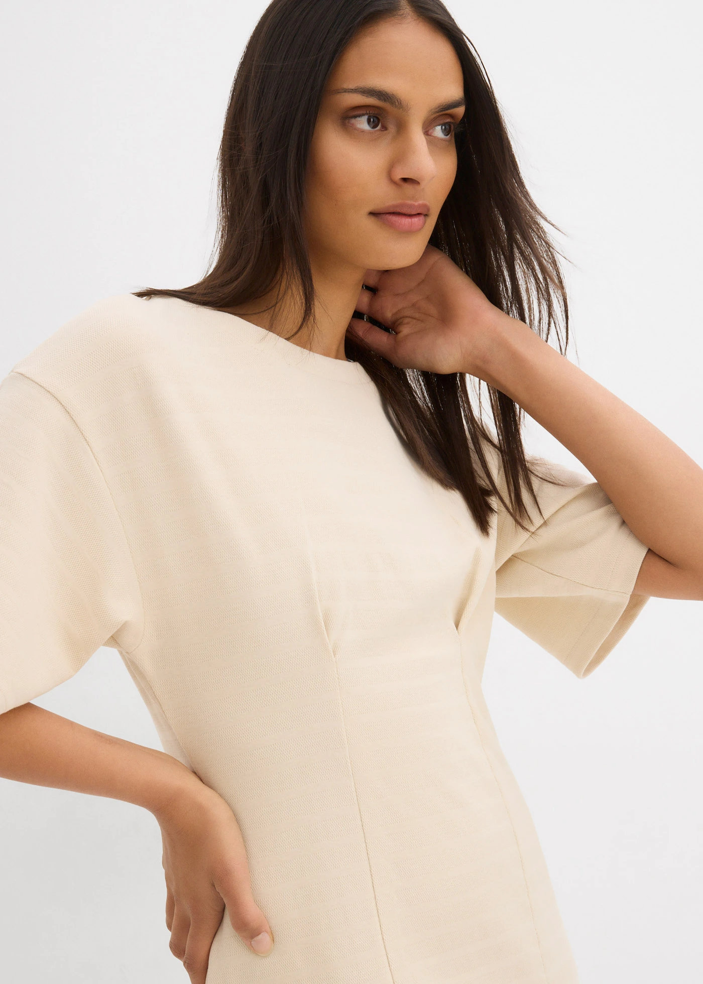 Shirtjurk van katoen • kiezelgrijs • bonprix online shop