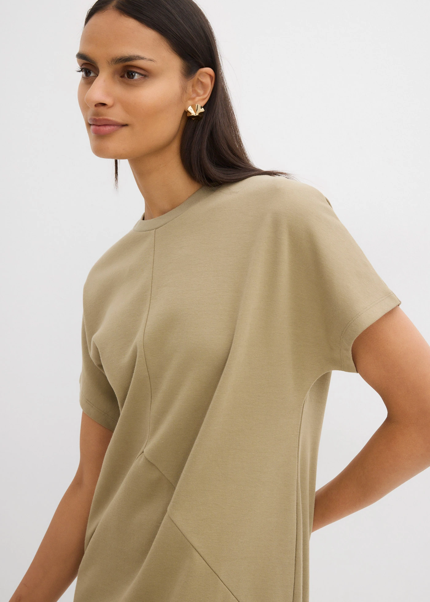 Shirtjurk van biologisch katoen • new kaki • bonprix online shop