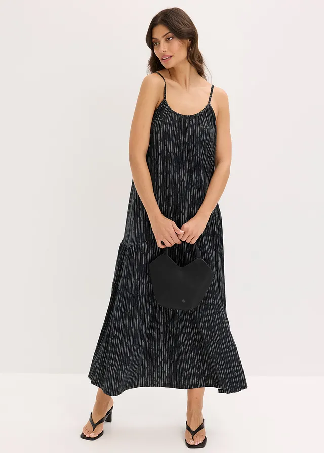 Jersey jurk • zwart gedessineerd • product-page.page-title-suffix