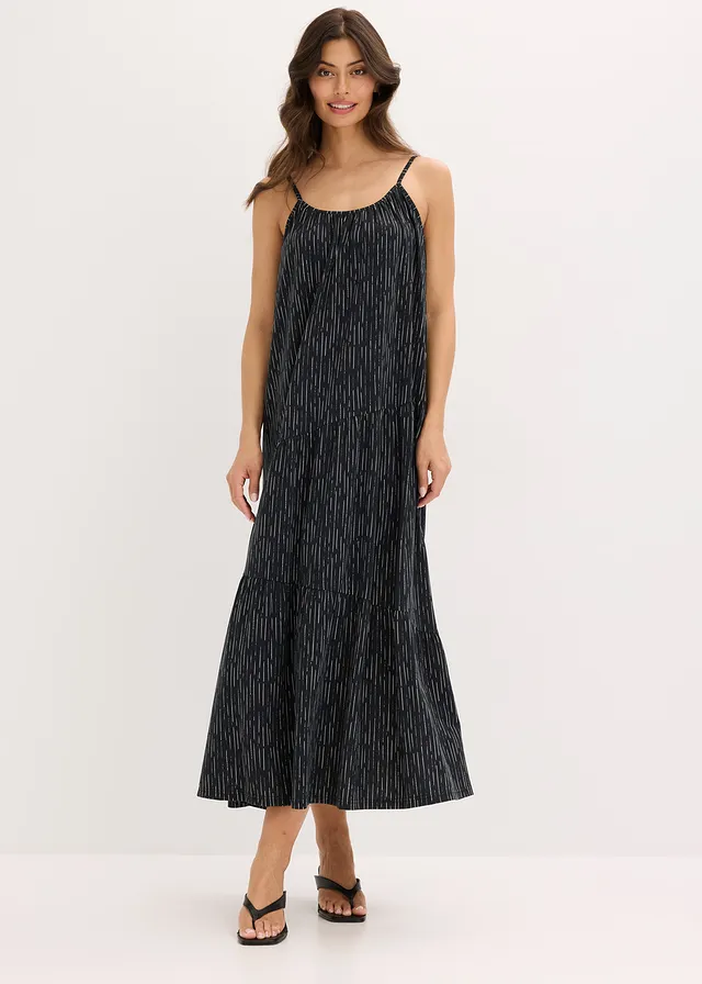 Jersey jurk • zwart gedessineerd • product-page.page-title-suffix