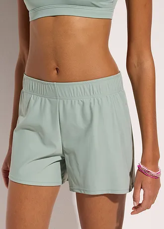 Koupací šortky se všitými kalhotkami • šedozelená • bonprix obchod