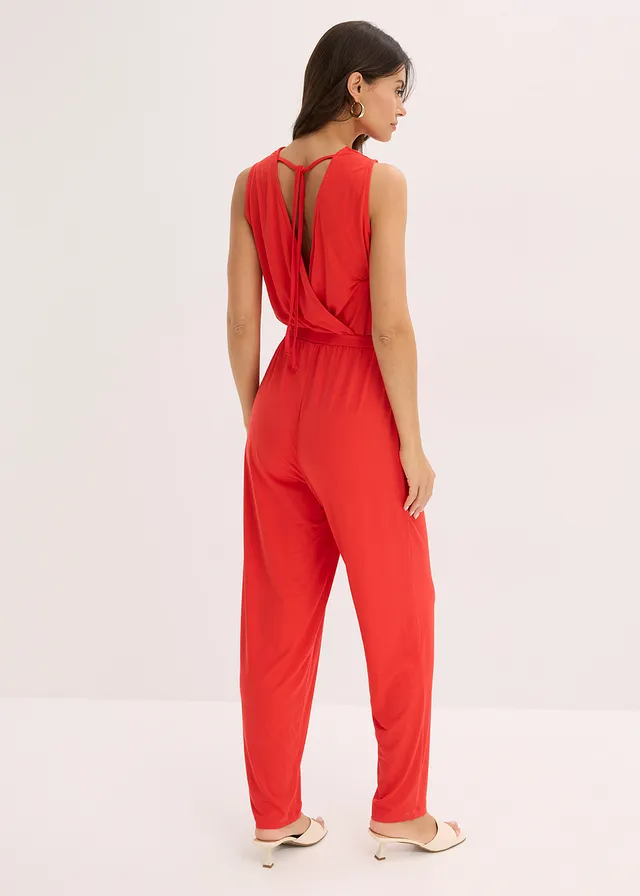 Combinaison en jersey, Couleur: fraise