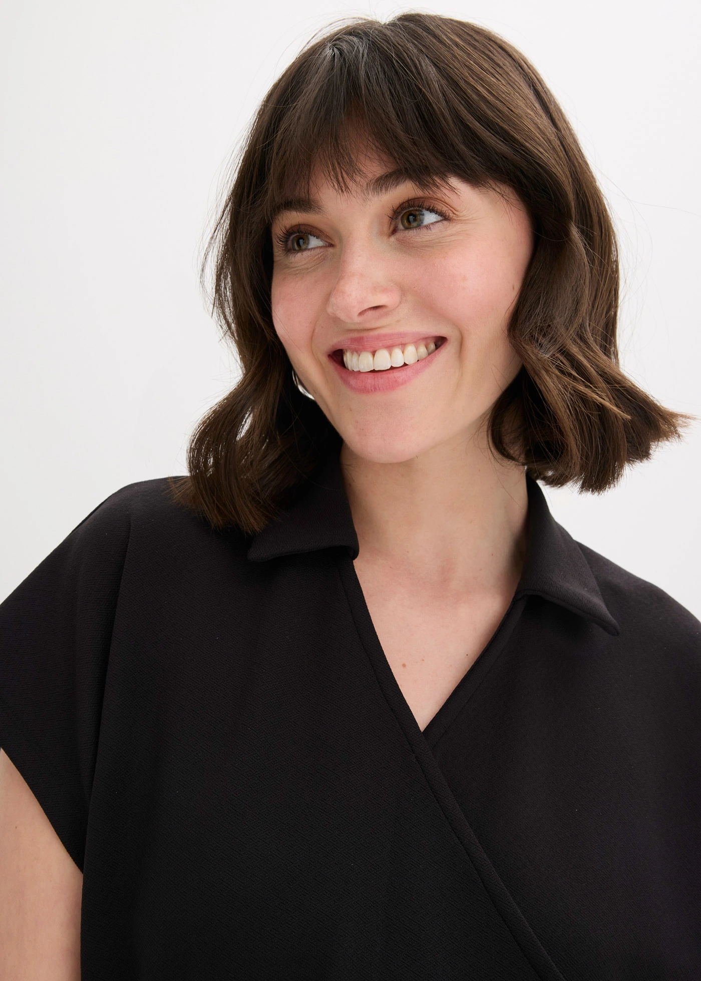 Mini wikkeljurk • zwart • bonprix online shop