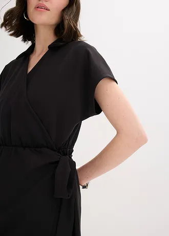 Mini wikkeljurk • zwart • bonprix online shop