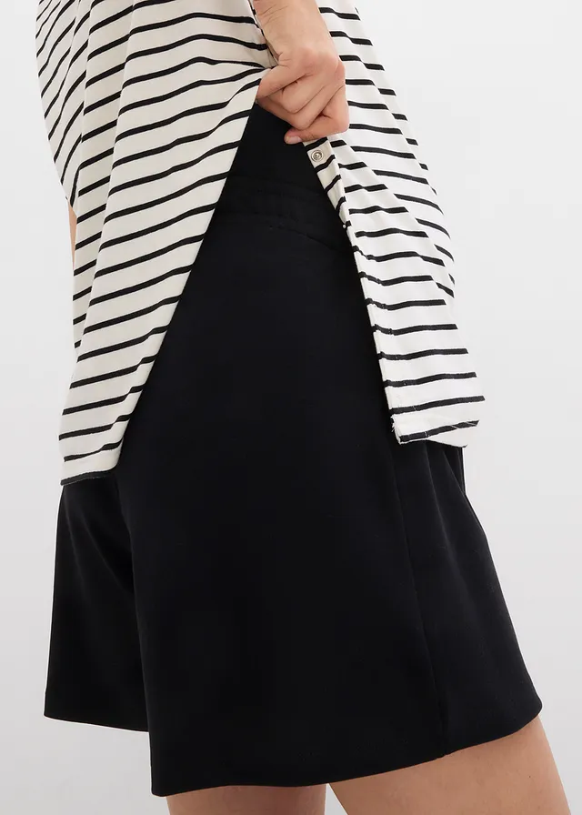 Jupe-short de grossesse en coton • noir • product-page.page-title-suffix