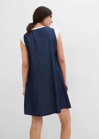 Spijkerjurk van biologisch katoen • donkerblauw denim • bonprix online shop
