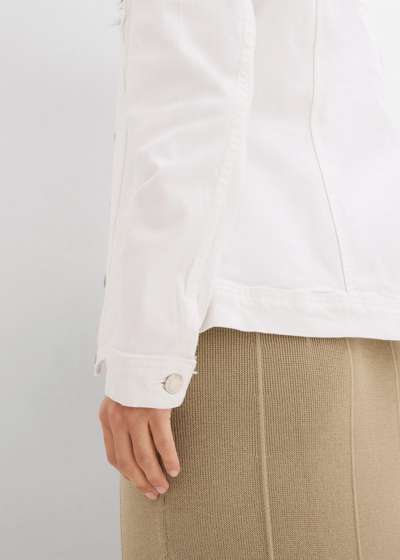 Kurtka jeansowa • biały • sklep bonprix