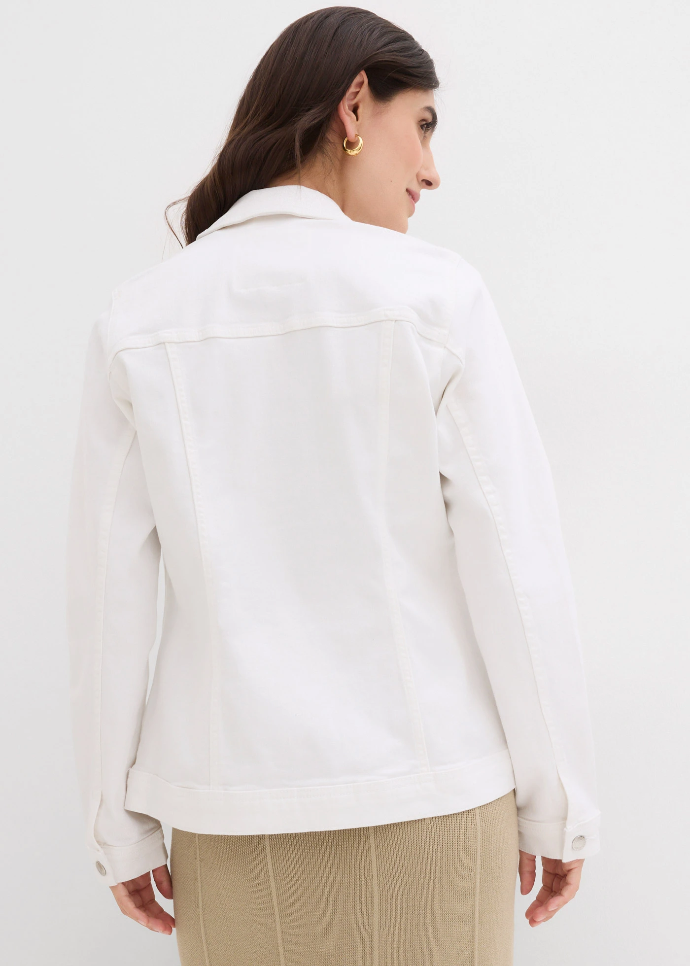 Kurtka jeansowa • biały • sklep bonprix