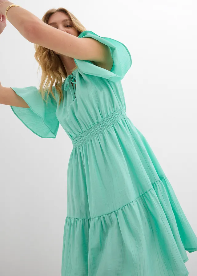 Jurk van soepele viscose • mentholblauw • product-page.page-title-suffix