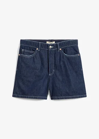 Jeans short high waist, low stretch