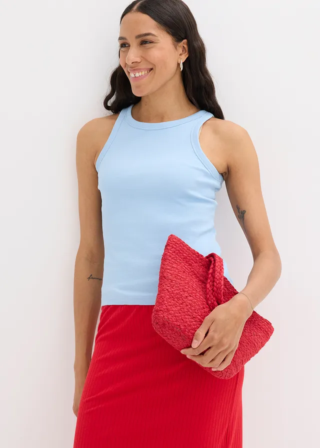 Geribde tanktop • lichtblauw • product-page.page-title-suffix