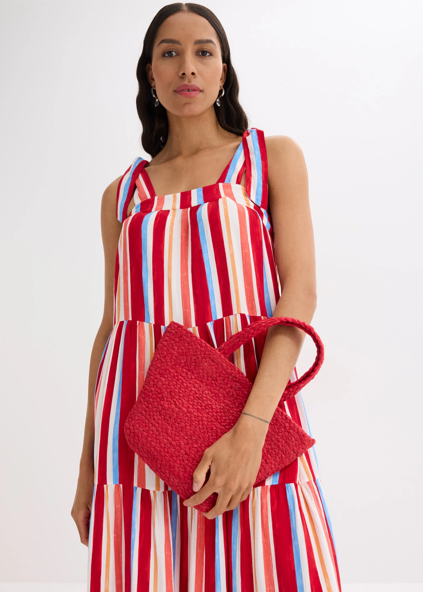 Malá slaměná taška • sytě červená • bonprix obchod