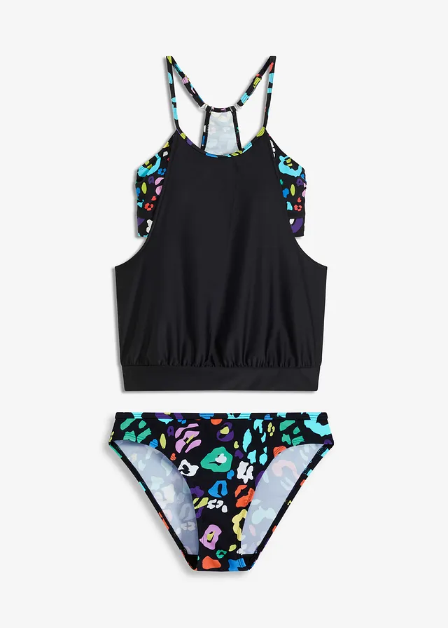 Costum de baie tankini oversized (set/2 piese)