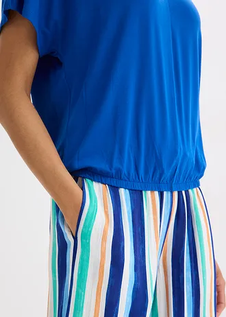 Bluză oversize din mix moale cu viscoză • albastru arctic • magazin bonprix