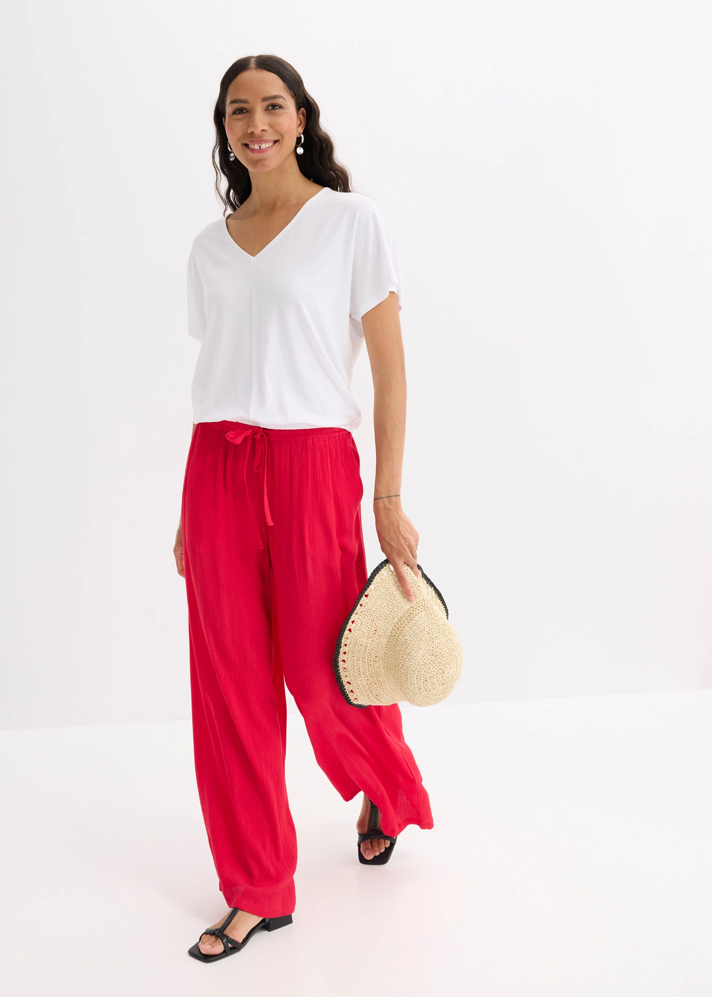 Oversize tričko z měkké viskózové směsi • bílá • bonprix obchod