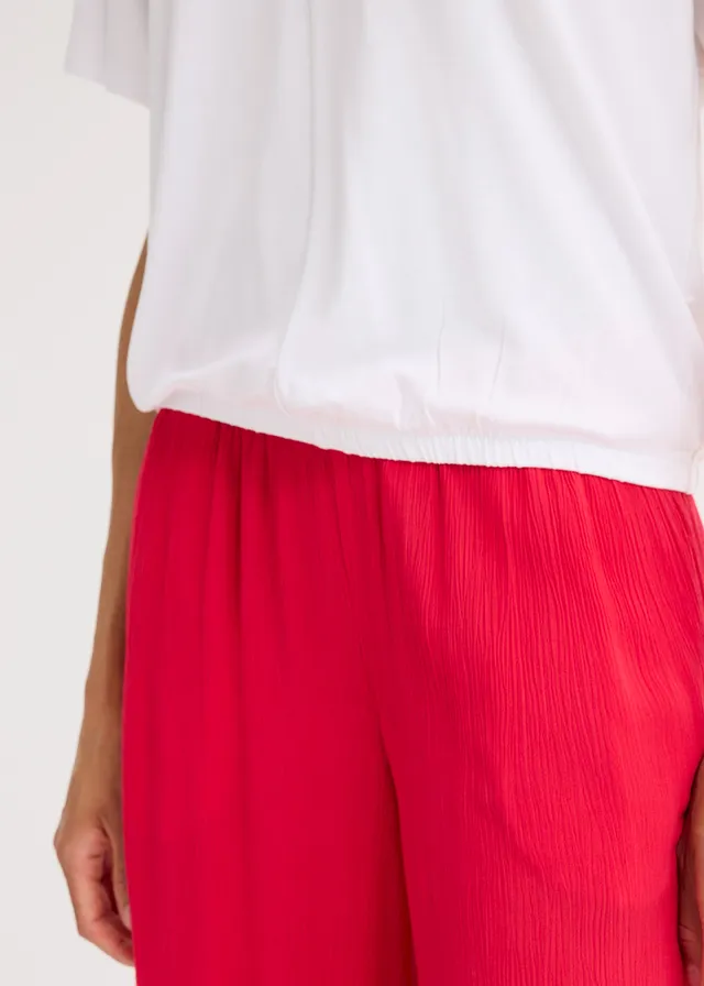 T-shirt oversize en viscose douce et extensible • blanc • product-page.page-title-suffix