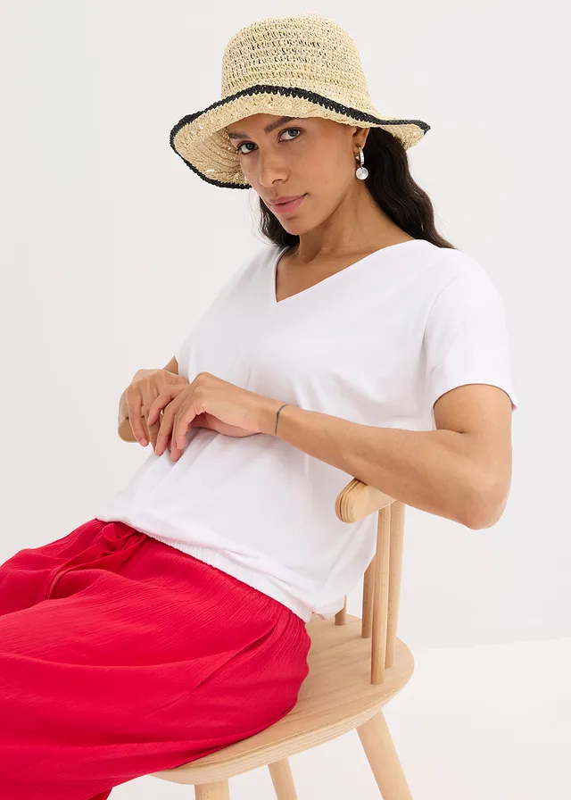 T-shirt oversize en viscose douce et extensible • blanc • product-page.page-title-suffix