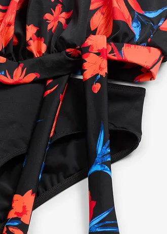 Tankini (ens. 2 pces) • noir/rouge/bleu imprimé • Boutique bonprix