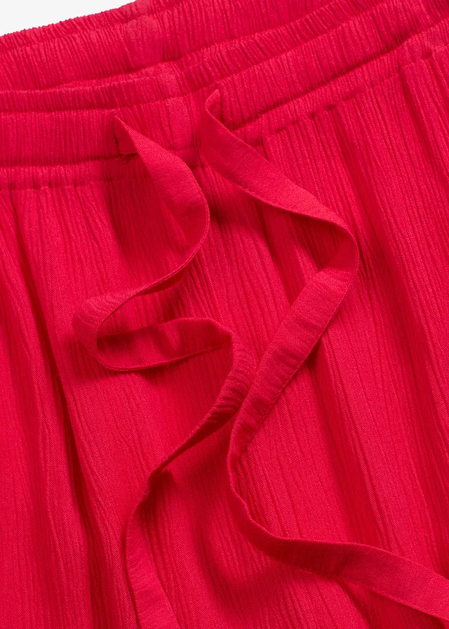 Pantalon large en viscose fine • rouge profond • product-page.page-title-suffix