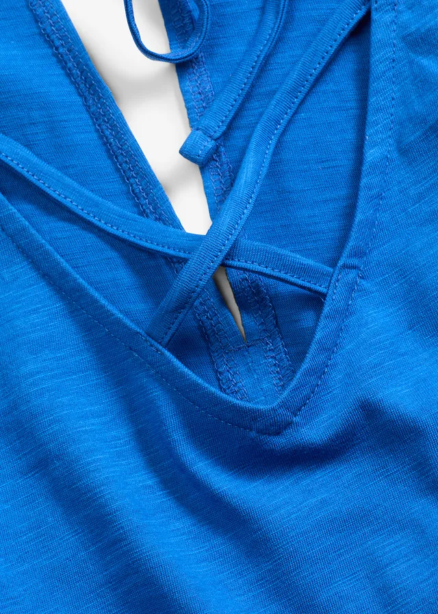 Robe longue 100% coton à bretelles • bleu arctique • product-page.page-title-suffix
