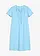 Tunikové šaty z mušelínu, barva: světle modrá
