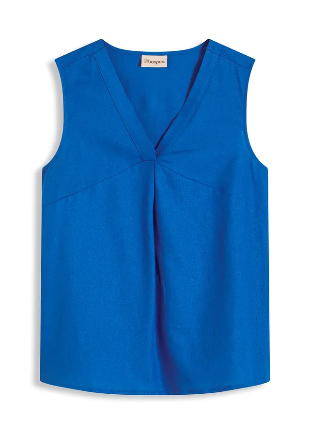 Blúzkový top zo vzdušného pláteného mixu