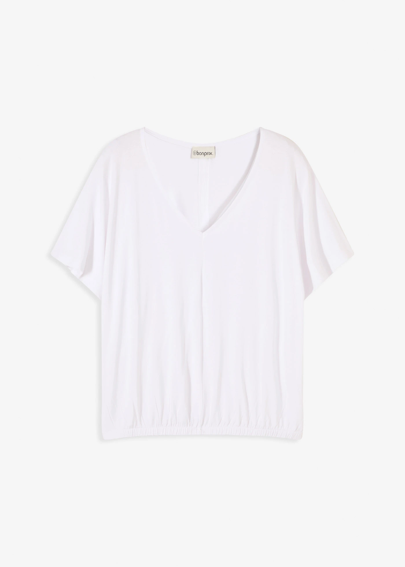 Oversize tričko z měkké viskózové směsi • bílá • bonprix obchod