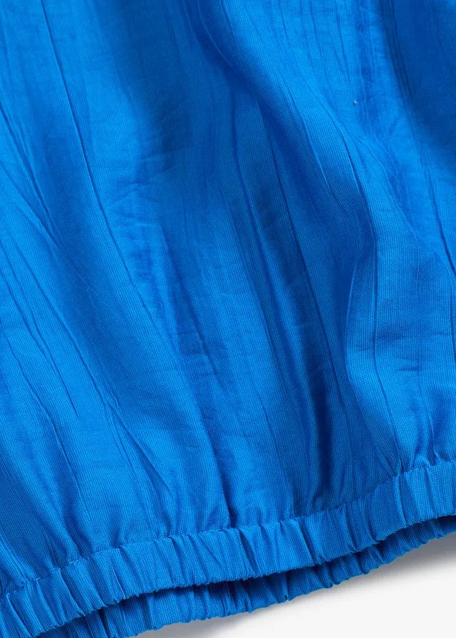 Blouse met korte mouwen van zachte viscose • arctisch blauw • product-page.page-title-suffix
