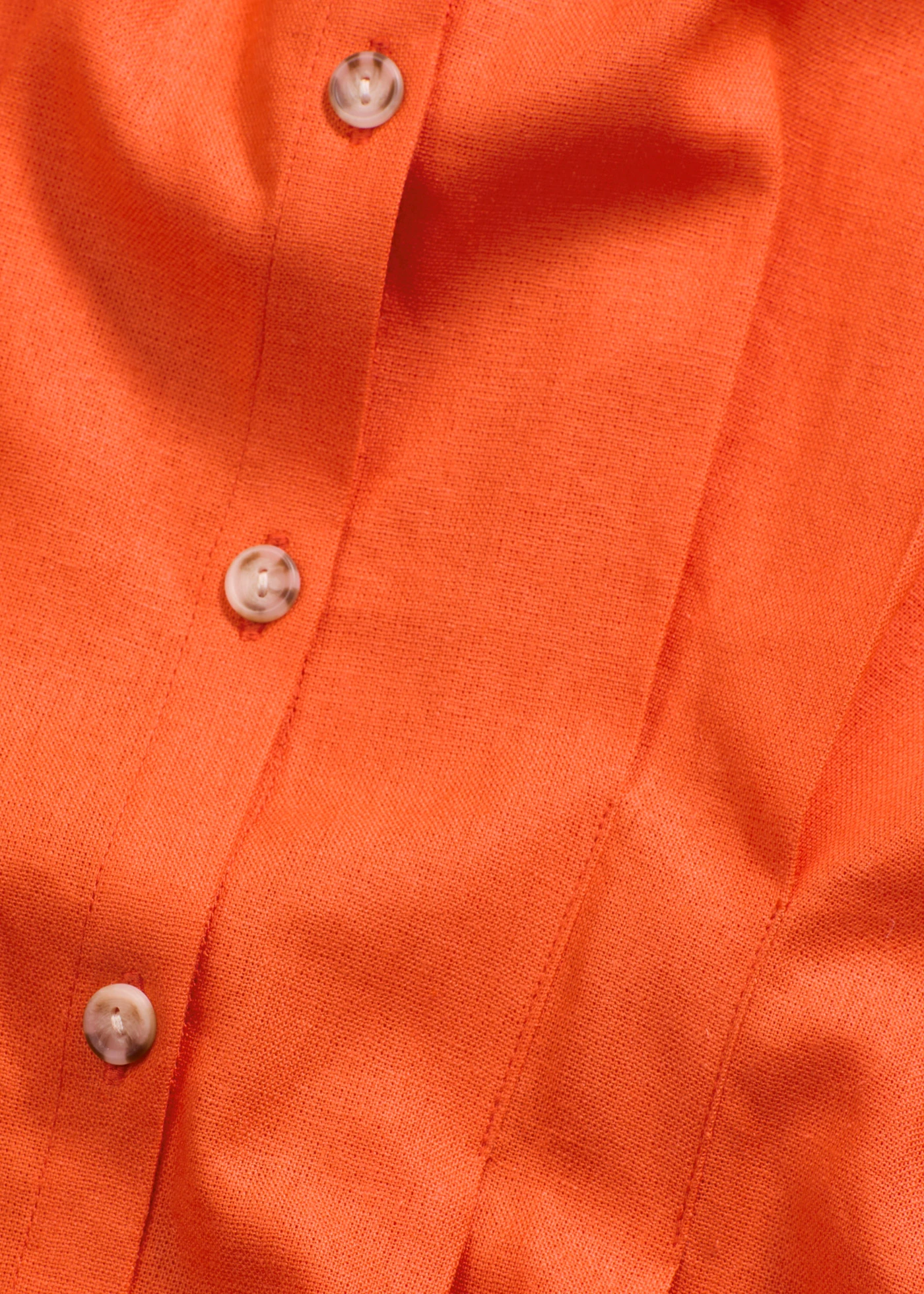 Halenka s krátkým rukávem, ze vzdušné lněné směsi • makově červená • bonprix obchod