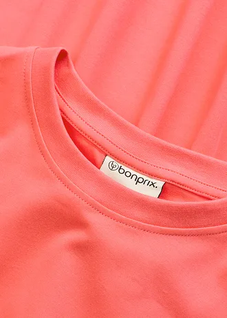 Oversize úpletové šaty z těžké organické bavlny • světle lososová • bonprix obchod