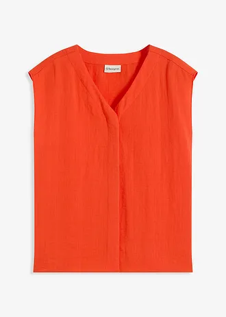 Halenkový top z lehké směsi s viskózou