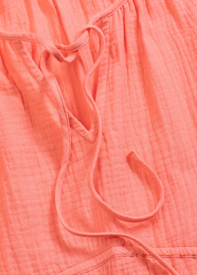 Tuniekjurk van mousseline • lichtzalm • product-page.page-title-suffix