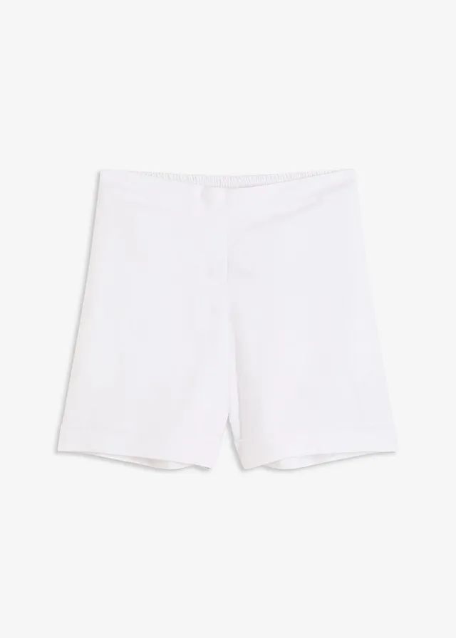 Pantaloni scurți cu elastic în talie din amestec aerisit de in