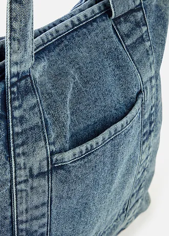 Shopper van denim • lichtblauw denim • bonprix online shop