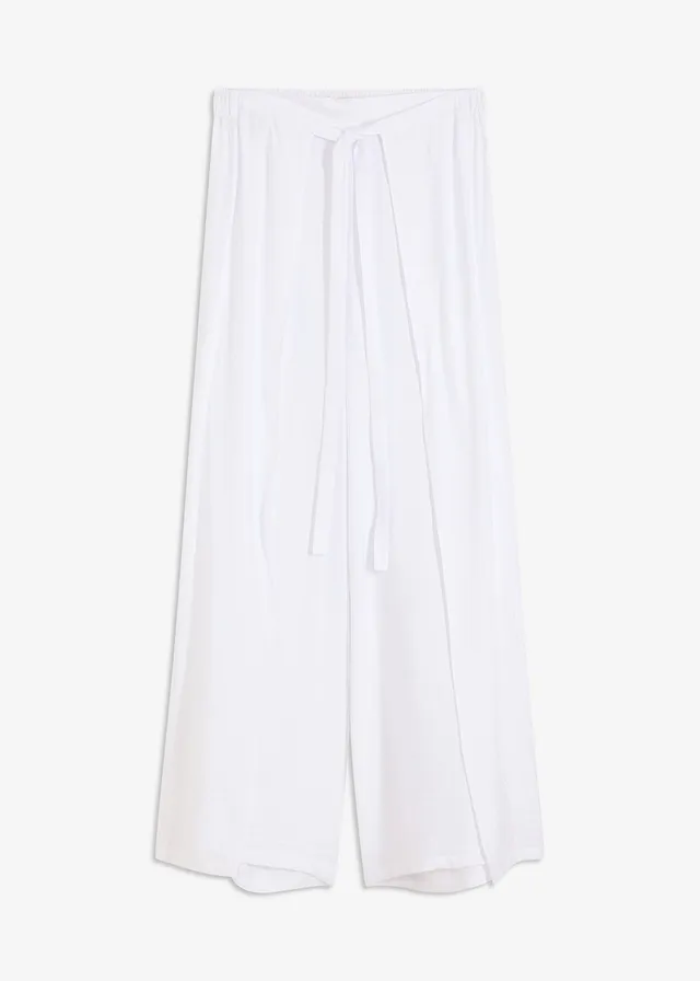 Palazzo nohavice z padavého viskózového mixu