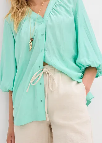 Bermudy ze splývavé viskózové směsi • přírodní • bonprix obchod