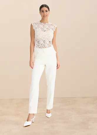 Pantalon extensible • ecru • Boutique bonprix