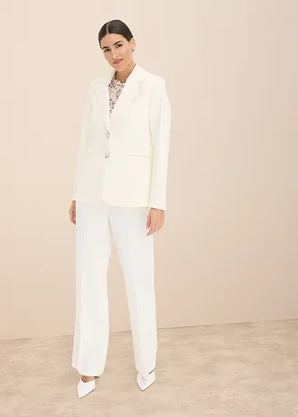 Blazer met sierknopen • wolwit • bonprix online shop