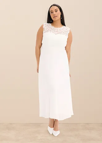 Svatební šaty s krajkou, barva: přírodní bílá