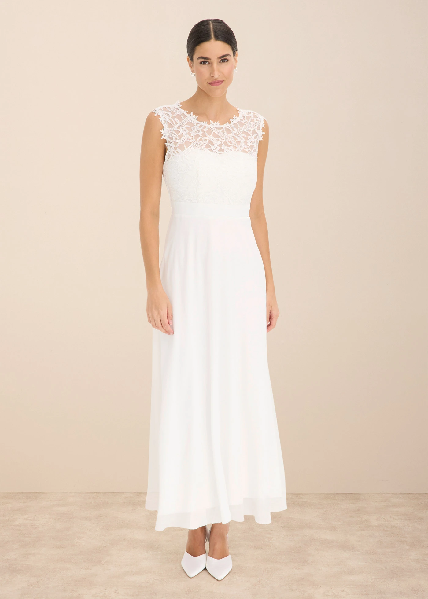 Svatební šaty s krajkou • přírodní bílá • bonprix obchod