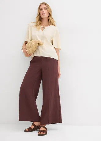 Tuniek met vleugelmouwen, Kleur: ecru