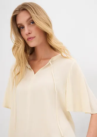 Tuniekblouse van soepele viscose • ecru • bonprix online shop