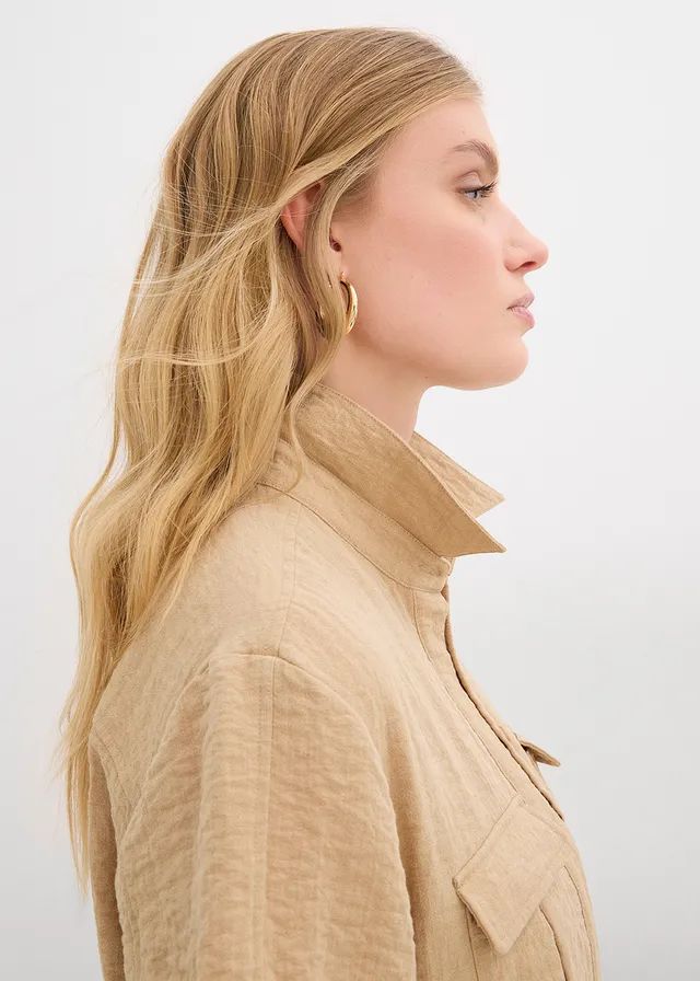 Combishort en viscose mélangée • beige foncé • product-page.page-title-suffix